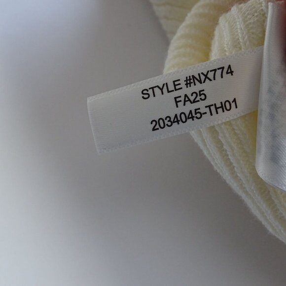 Madewell Pointelle Ivory Button Up Short Sleeve Knit Cardigan Women Sz XS NX774 - Picture 9 of 12